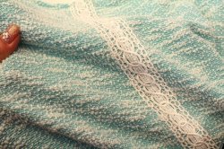 画像9: ツィード風ストレッチＴ（アクア）・６号