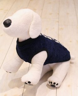 画像5: ダンシングパンダのボアニットタンク（ネイビー）・５号