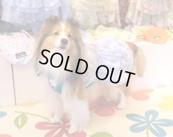 画像2: ボタニカル柄オパールキャミワンピ（ブルー）・３号