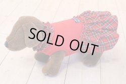 画像7: タータンチェック柄フリルワンピ（レッド）・３号