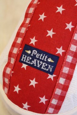 画像6: 星＆チェック柄ラインＴ（レッド）・４号