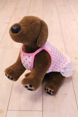 画像5: 《限定サービス品》ツーウェイ☆ポルカドット柄キャミワンピ（ホワイト）・２号