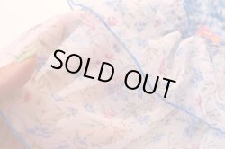 画像6: シフォンフリルのモンステラ柄ワンピ（アクア）・０号