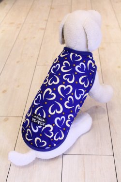 画像5: ライトツーウェイ☆ハート柄タンク（ロイヤルブルー）・4号