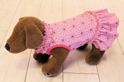 画像4: ツーウェイ☆麻の葉柄ワンピ（ピンク）・９号