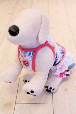 画像4: ツーウェイ☆ハイビスカス柄キャミワンピ(ガーリー)・２号