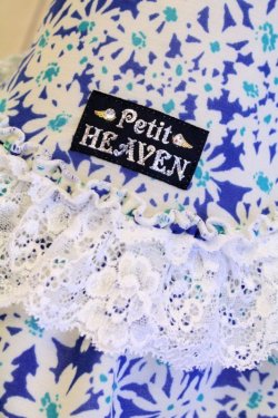 画像6: プチフルール柄キャミワンピ（ブルー）・３号