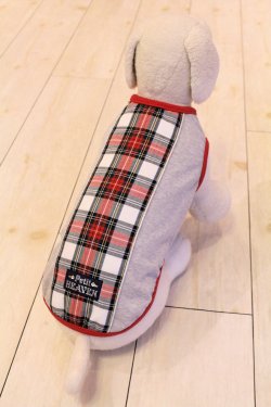 画像4: スクールチェック柄ラインタンク（レッド）・４号