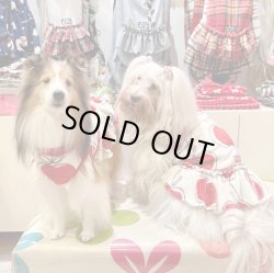 画像3: りんご柄マイクロフランネルファーワンピ・７号