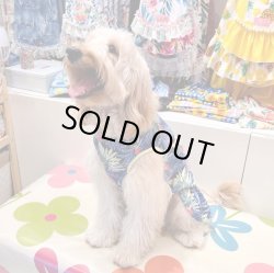 画像3: ツーウェイ☆ハワイアンリーフ柄フェミニンワンピ・６号