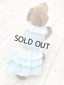 画像14: シャーベットブルー☆リップルワンピ・４号