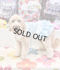 画像4: シャーベットブルー☆リップルワンピ・４号