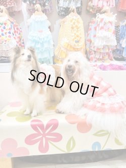 画像3: 綿混☆ピンクチェック柄ビスチェ・１号