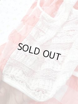 画像7: 綿混☆ピンクチェック柄タンク・３号