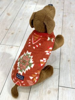 画像12: ネイティブ柄モコモコボアタンク(オレンジ)・２号