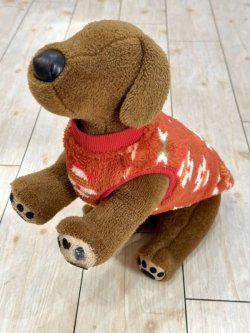 画像11: ネイティブ柄モコモコボアタンク(オレンジ)・２号