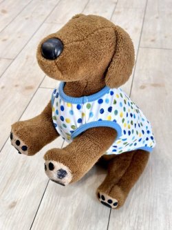 画像7: ツーウェイ☆キャンディドット柄タンク（ブルー）・６号