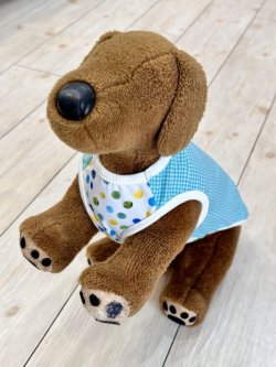 画像10: ミントグリーンチェック柄タンク・２号