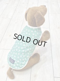 画像9: 小花柄グリーンリップルタンク・８号