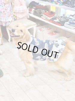 画像8: パイナップル柄キャミワンピ（ネイビー）・８号