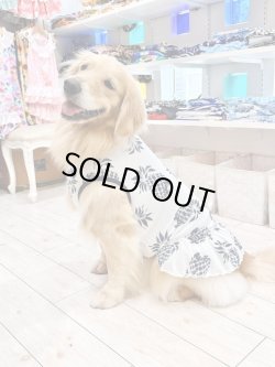 画像4: パイナップル柄Ｔワンピ（ホワイト）・９号