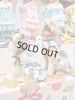 画像3: パイナップル柄Ｔワンピ（ホワイト）・９号