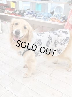 画像5: パイナップル柄Ｔワンピ（ホワイト）・９号