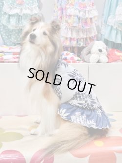 画像3: パイナップル柄キャミワンピ（ホワイト）・７号