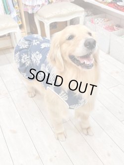 画像4: パイナップル柄Ｔワンピ（ネイビー）・１０号