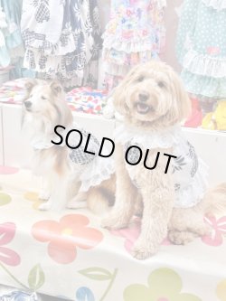 画像7: パイナップル柄ビスチェ（ホワイト）・５号