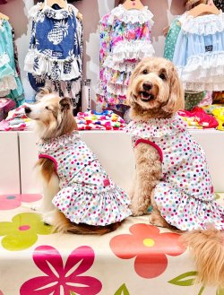 画像4: ツーウェイ☆キャンディドット柄ワンピ（ピンク）・５号