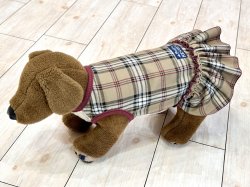 画像9: ベージュタータン☆フェミニンワンピ・１号