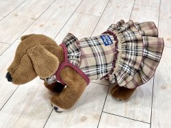 画像13: ベージュタータン☆ガーリーワンピ・７号