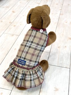 画像8: ベージュタータン☆フェミニンワンピ・１号