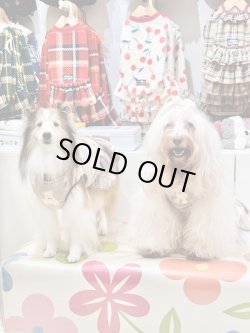 画像5: テディベア柄マイクロフランネルワンピ（ブラウン）・６号