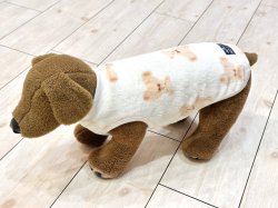 画像8: テディベア柄マイクロフランネルタンク（ホワイト）・９号