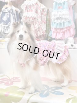 画像3: ツーウェイ☆ビオラ柄ガーリーワンピ・６号