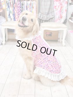 画像9: ツーウェイ☆ビオラ柄キャミ(裾レース)・８号