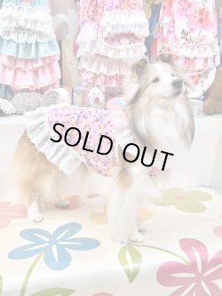 画像5: ツーウェイ☆ビオラ柄キャミ(裾レース)・８号