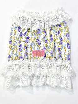画像1: パープルローズ柄ガーリービスチェ・６号