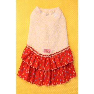 画像: レインドロップＴワンピ（レッド）・７号