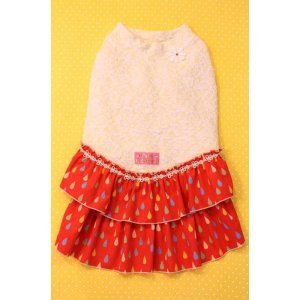 画像: レインドロップＴワンピ（レッド）・５号
