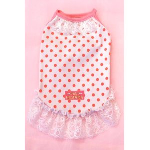 画像: 《限定サービス品》ツーウェイ☆ポルカドット柄キャミワンピ（ホワイト）・２号