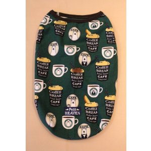 画像: ネルのシロクマカフェタンク（グリーン）・３号