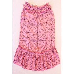 画像: ツーウェイ☆麻の葉柄ワンピ（ピンク）・６号