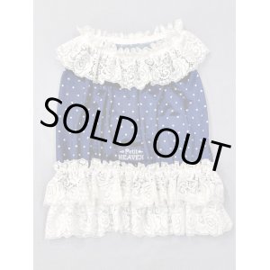 画像: ライトツーウェイ☆ネイビー♡ピンドット柄ビスチェ・６号