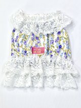 画像: パープルローズ柄ガーリービスチェ・４号