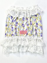 画像: パープルローズ柄ガーリービスチェ・６号