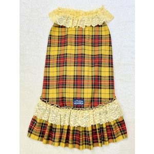 画像: イエロータータン☆レース付きガーリーワンピ・９号
