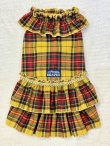 画像1: イエロータータン☆共布２段ガーリーワンピ・３号